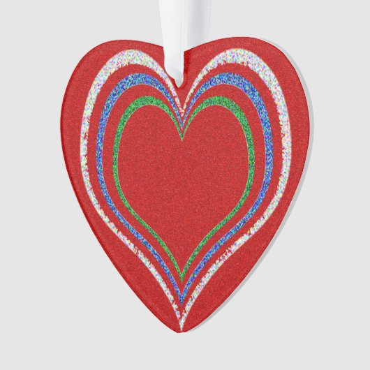 Weihnachtsherzen - ornament (Vorderseite)