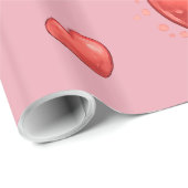 Weihnachtsherzen & Stechpalmen-Geschenkpapier Geschenkpapier (Rolleneckpunkt)