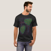 Weihnachtsherzen T-Shirt (Vorne ganz)