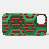 Weihnachtshexagonen Case-Mate iPhone Hülle (Rückseite (Horizontal))