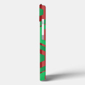 Weihnachtshexagonen Case-Mate iPhone Hülle (Rückseite / Links)