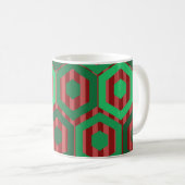 Weihnachtshexagonen Kaffeetasse (VorderseiteRechts)