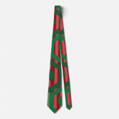Weihnachtshexagonen Krawatte (Vorderseite)
