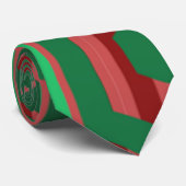 Weihnachtshexagonen Krawatte (Gerollt)