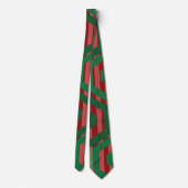 Weihnachtshexagonen Krawatte (Rückseite)