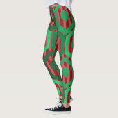 Weihnachtshexagonen Leggings (Links)