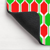 Weihnachtshexagonen Mousepad (Ecke)