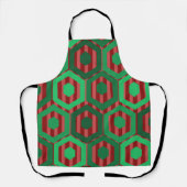 Weihnachtshexagonen Schürze (Vorderseite)