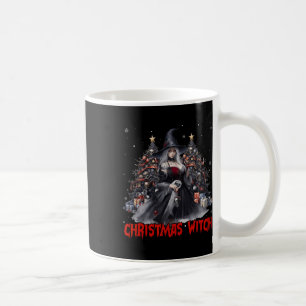 Weihnachtshexe Occult Goth Hexchy Ästhetische Frau Kaffeetasse