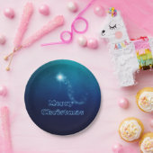 Weihnachtshimmel-Stern von Bethlehem Pappteller (Party)