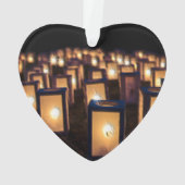 WeihnachtsHimmelskörper nachts Ornament (Rückseite)