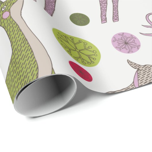 WeihnachtsHintergrund Geschenkpapier (Rolleneckpunkt)