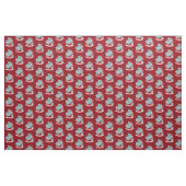 Weihnachtshippo-Cartoon Stoff (Fat Quarter (45,7 x 55,9 cm))
