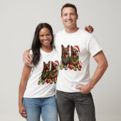 Weihnachtshirdhunde T-Shirt (Unisex)