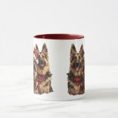 Weihnachtshirdhunde Tasse (Zentrum)