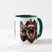 Weihnachtshirdhunde Tasse (VorderseiteRechts)