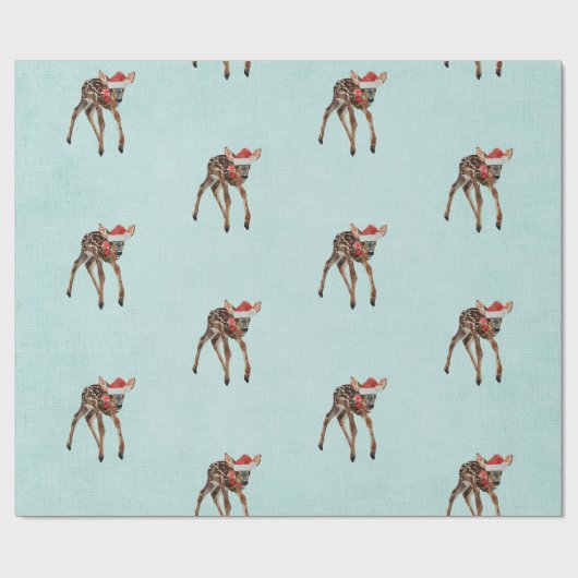 WEIHNACHTSHIRSCH Geschenkpapier (Flach)