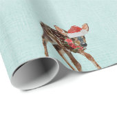 WEIHNACHTSHIRSCH Geschenkpapier (Rolleneckpunkt)