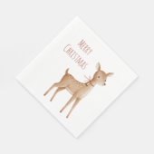 Weihnachtshirsch Serviette (Ecke)