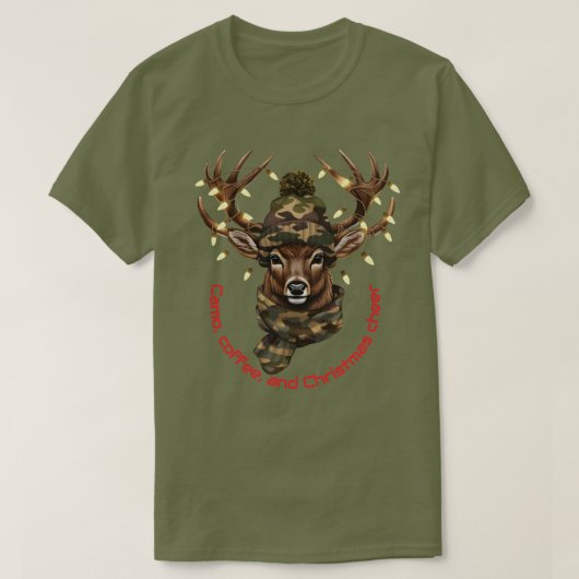 Weihnachtshirsch T-Shirt (Design vorne)