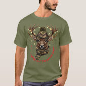 Weihnachtshirsch T-Shirt (Vorderseite)