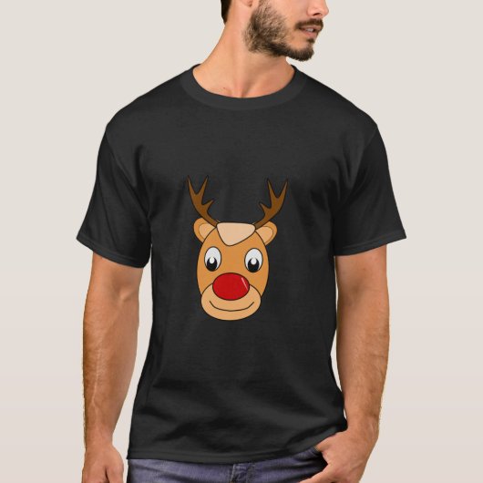 Weihnachtshirsch T-Shirt (Vorderseite)