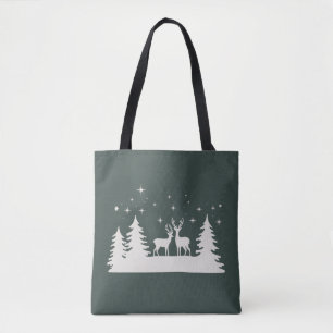 Weihnachtshirsch Winterzeit Feiertag Tasche