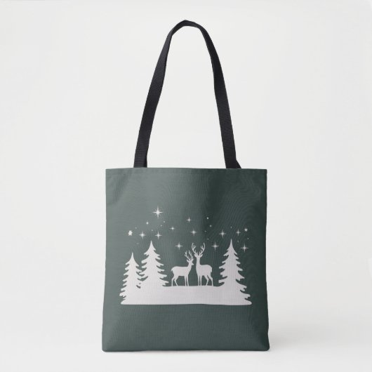 Weihnachtshirsch Winterzeit Feiertag  Tasche (Vorderseite)