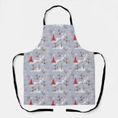 Weihnachtshirsche im Wald. Weihnachten, Hirsch Schürze (Vorderseite)