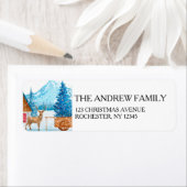 Weihnachtshirsche und Landschaftsadresse (Insitu)