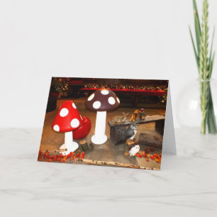 Weihnachtshocker Feiertagskarte