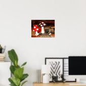 Weihnachtshocker Poster (Heimbüro)