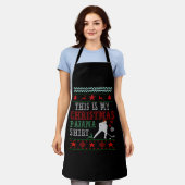 Weihnachtshockey Schürze (Getragen)
