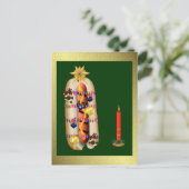 Weihnachtshodog Feiertagspostkarte (Stehend Vorderseite)