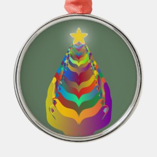 Weihnachtshoffnung und Zusammengehörigkeit Ornament Aus Metall
