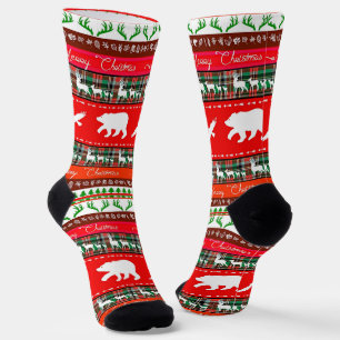 Weihnachtsholzsammlung Socken