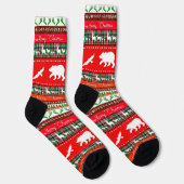 Weihnachtsholzsammlung Socken (Rechts)