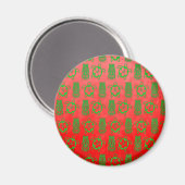 Weihnachtshonu und Tiki Magnet (Vorderseite/Rückseite)