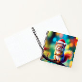 Weihnachtshörnchen als Weihnachtsmann-56765 Notizblock (Innenseite)