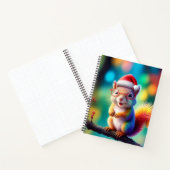 Weihnachtshörnchen als Weihnachtsmann-56765 Notizblock (Innenseite)