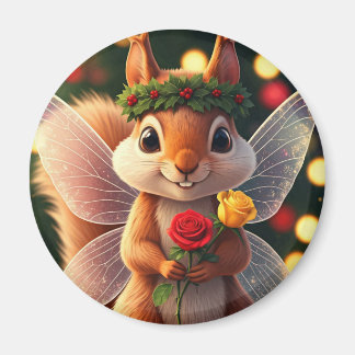 Weihnachtshörnchen Fairy Magnet