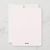 Weihnachtshörnchen Feiertagskarte (Rückseite)