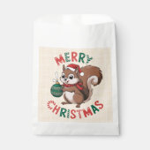 Weihnachtshörnchen - Merry Christmas Geschenktütchen (Vorderseite)