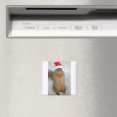 Weihnachtshörnchen mit dem Weihnachtsmann Magnet (In Situ (Geschirrspüler))