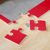 Weihnachtshörnchen mit Weihnachtsmannmütze Puzzle (Seite)