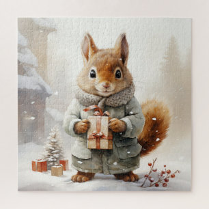 Weihnachtshörnchen-Puzzle Puzzle