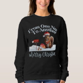 Weihnachtshörnchen von einer Nut zur anderen Sweatshirt (Vorderseite)