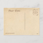 Weihnachtshorseshoe & Winterlandschaft mit Holly Feiertagspostkarte (Rückseite)