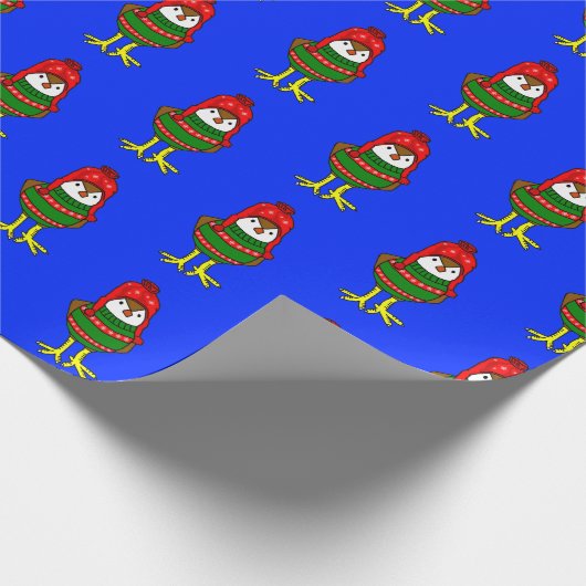 Weihnachtshuhn-Packpapier Geschenkpapier (Ecke)