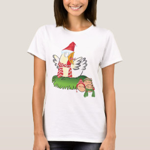Weihnachtshühnchen und ihr Eierschmuck T-Shirt
